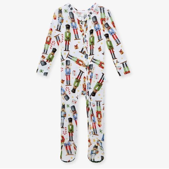 NWT POSH PEANUT NUTCRACKER FOOTIE 6/9M - Picture 5 of 5